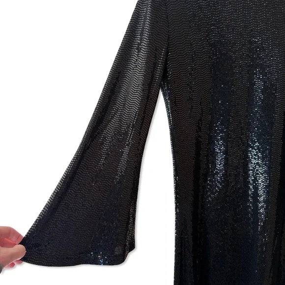 DODO BAR OR Nina embellished cutout stretch-jersey maxi dress black metallic 10